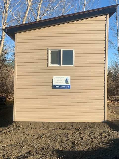 west side of soils training facility building